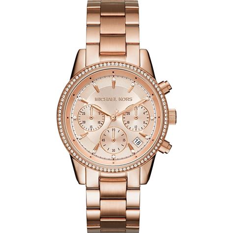 michael kors damenuhr klein|michael kors leather watches.